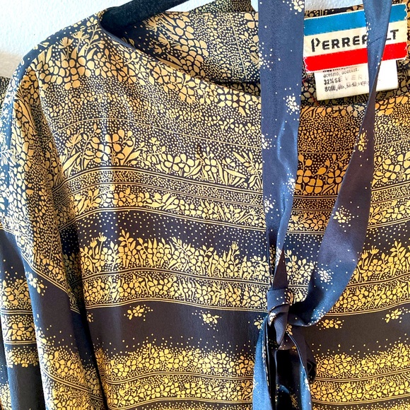 Vintage Perrault top and pleated skirt set - Picture 4 of 6